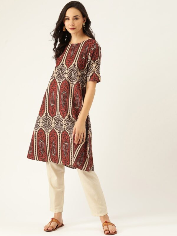 Sangria Women Ethnic Printed A-Line Kurta