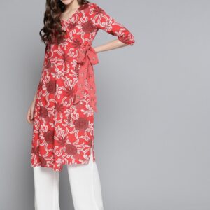 HERE&NOW Women Floral Print Kurta