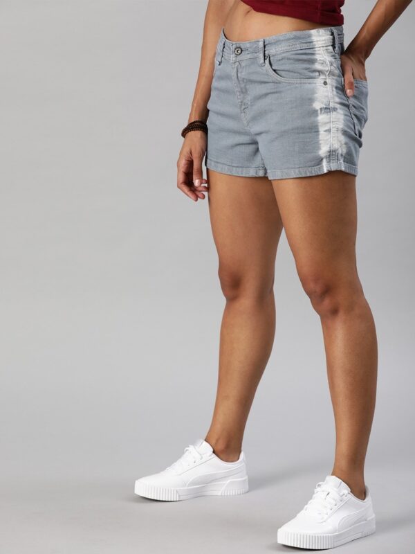 Roadster The Lifestyle Co Women Washed Regular Fit Denim Shorts