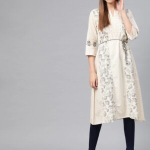 W Women  Printed A-Line Kurta