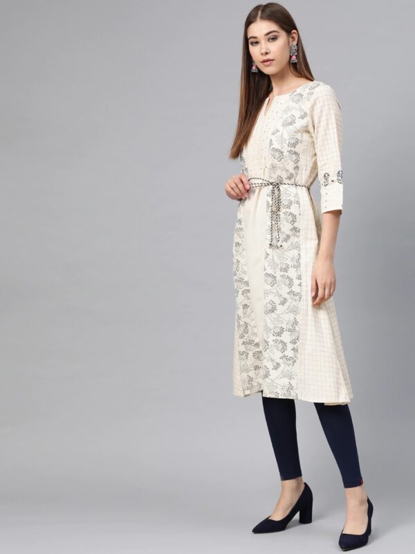 W Women  Printed A-Line Kurta