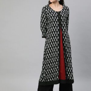 Anouk Women Printed A-Line Kurta