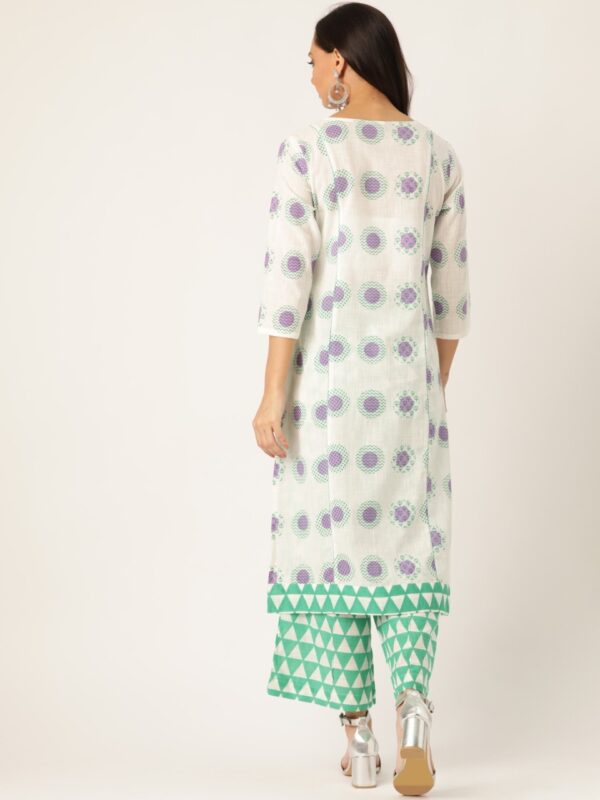 Sangria Women Printed Kurta with Palazzos