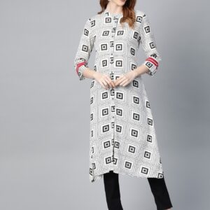 HERE&NOW Women Printed A-Line Kurta