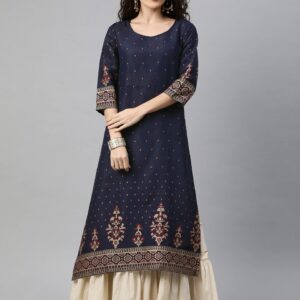 Anouk Women Printed A-Line Kurta