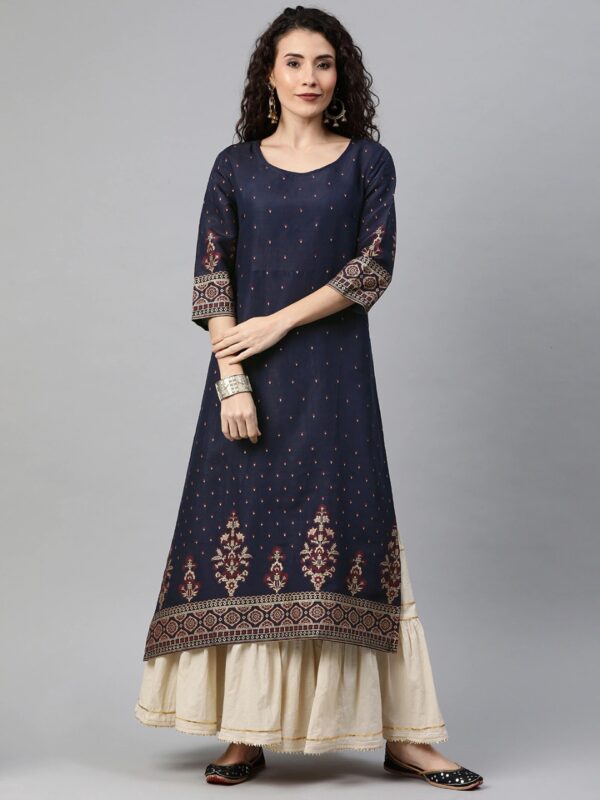 Anouk Women Printed A-Line Kurta