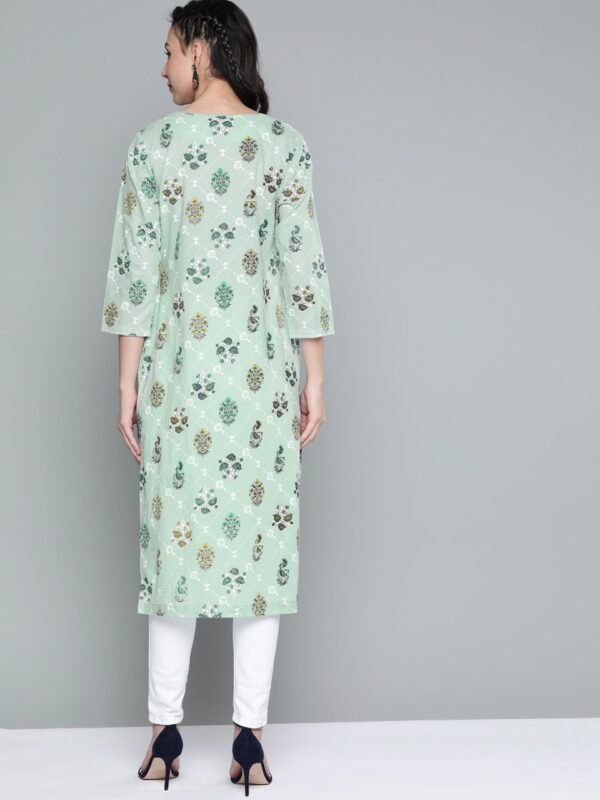 HERE&NOW Women Ethnic Motifs Printed Straight Kurta