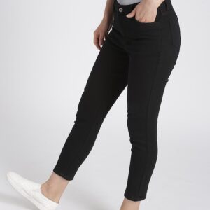 Chemistry Women Black Mid-Rise Clean Look Stretchable Jeans