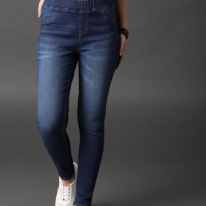 Roadster Women Washed Denim Jeggings