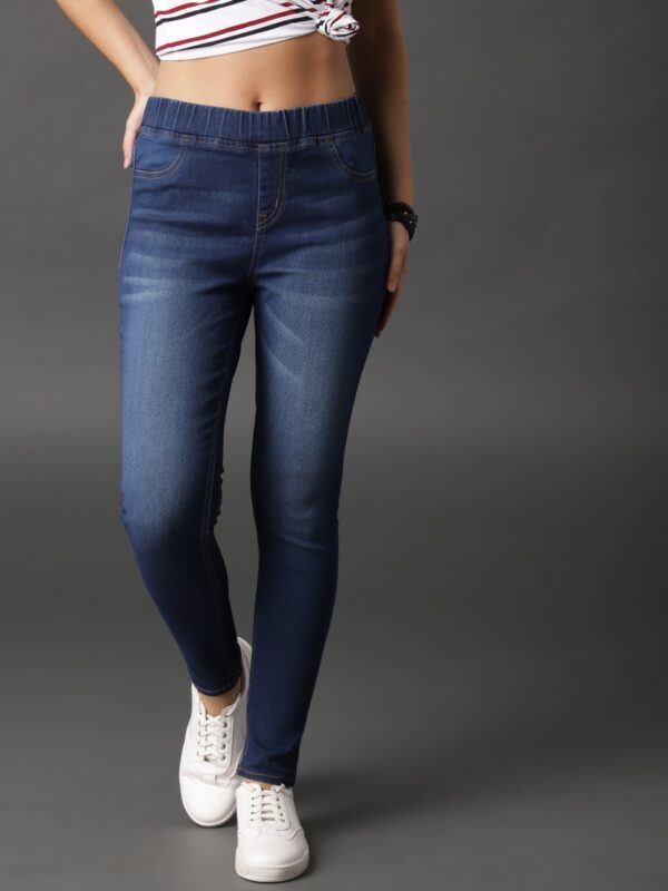 Roadster Women Washed Denim Jeggings