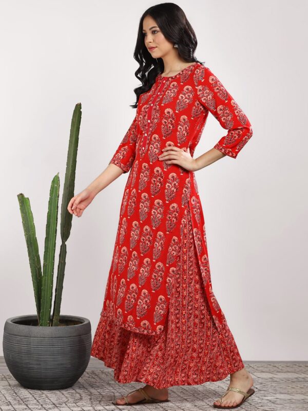 Sangria Women Printed Kurta with Palazzos