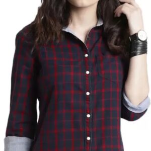 Roadster  Women Regular Fit Checkered Casual Shirt