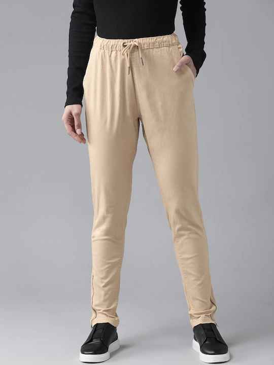 Roadster The Lifestyle Co Women Regular Fit Solid Trousers