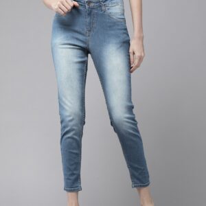 Roadster Women Mid-Rise Stretchable Cropped Jeans