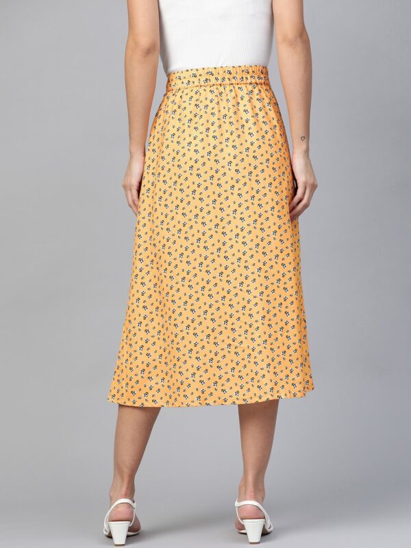 HERE&NOW Women Floral Print A-Line Skirt