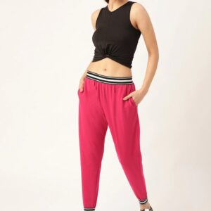 DressBerry Women Solid Cropped Track Pants