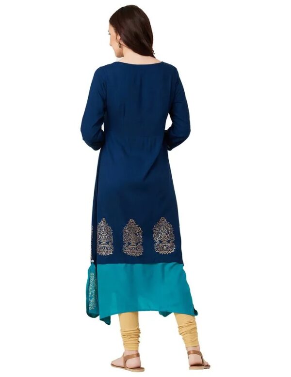 Imara Women Round Neck Solid Kurta