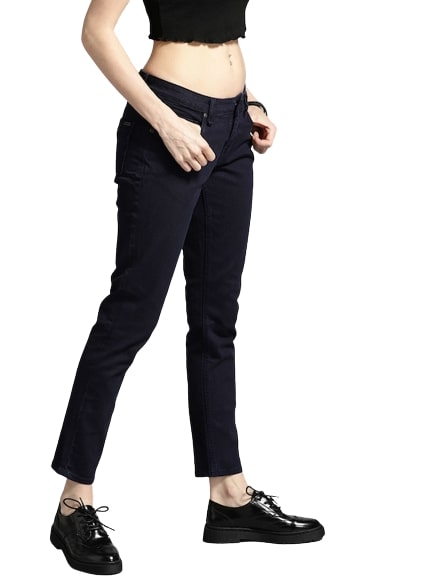 Roadster Women Slim Fit Mid-Rise Clean Look Stretchable Jeans