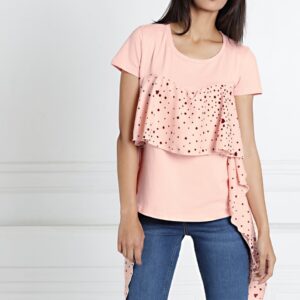 all about you Women Printed Ruffle Top