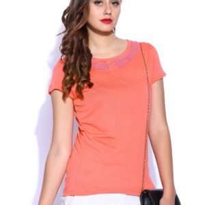 D Muse by Dressberry Women Coral Top