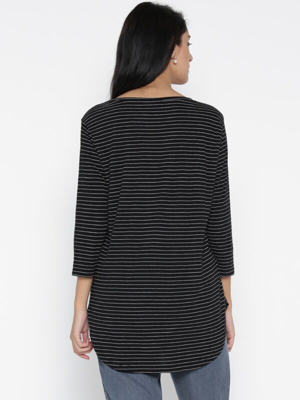 ONLY Women Black Striped Top