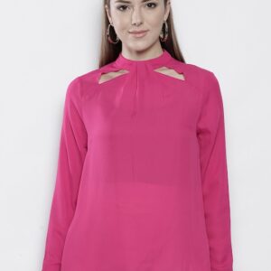 DOROTHY PERKINS Women Pink Solid Top