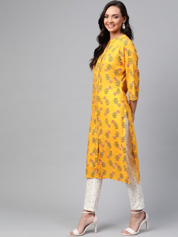 HERE&NOW Women Printed Straight Kurta