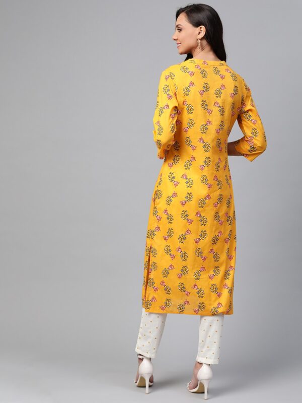 HERE&NOW Women Printed Straight Kurta