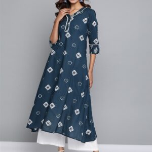 HERE&NOW Women Printed A-Line Kurta