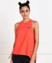 UNDER ARMOUR  Casual Sleeveless Self Design Women Top