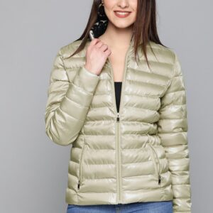 HERE&NOW Women Solid Puffer Jacket