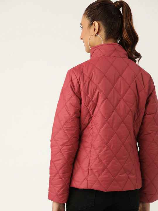 DressBerry Women Solid Quilted Jacket