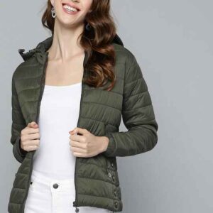 HERE&NOW Women Hooded Padded Jacket