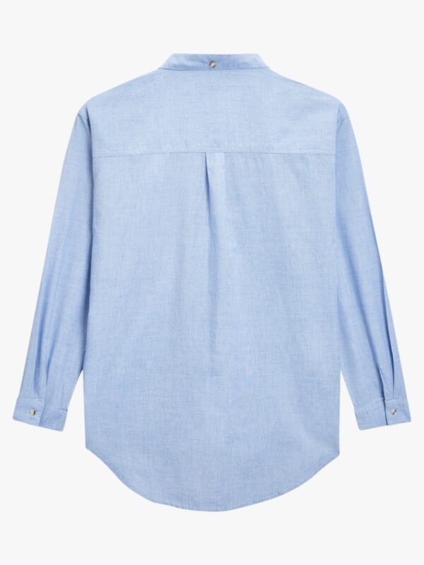 next Women Blue Solid Casual Shirt