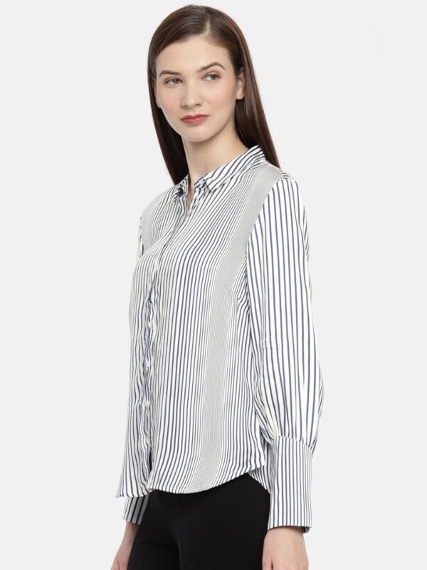 Allen Solly Women Regular Fit Striped Casual Shirt