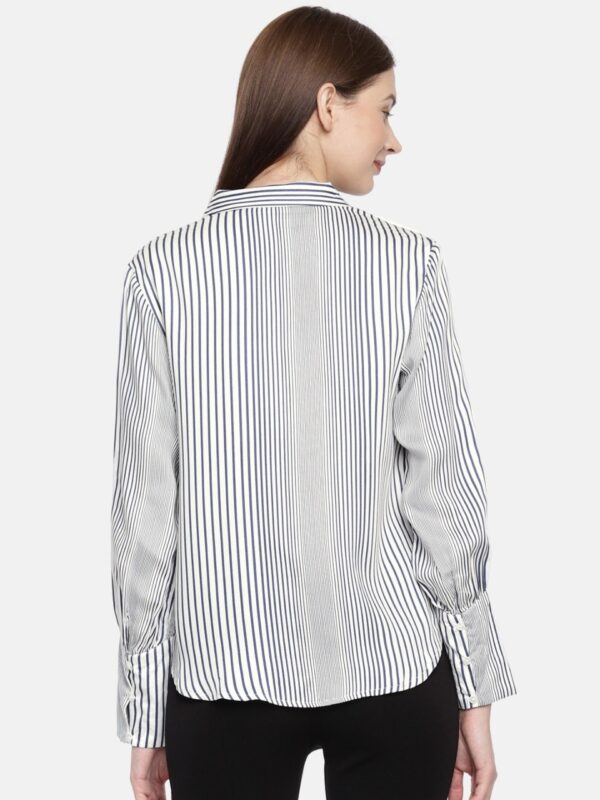 Allen Solly Women Regular Fit Striped Casual Shirt