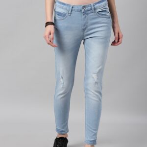 Roadster Women Skinny Fit Mid-Rise Clean Look Stretchable Jeans