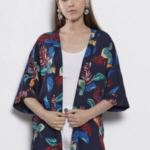 DOROTHY PERKINS Women Printed Open Front Shrug