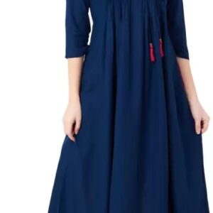 IMARA  Women A-line Blue Dress