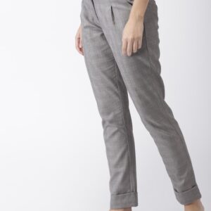 Mast & Harbour Women Checked Trousers