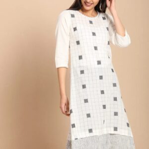 Imara Women Round Neck Printed Kurta