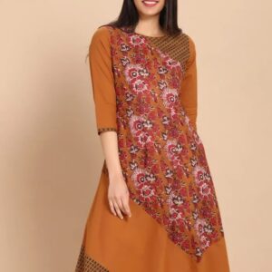 Imara Women Round Neck Printed Kurta