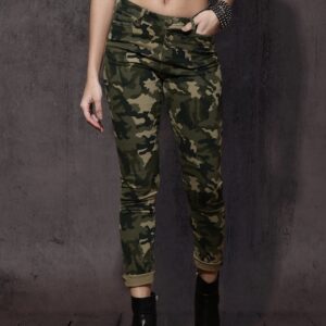 Roadster Women Slim Fit Printed Chinos