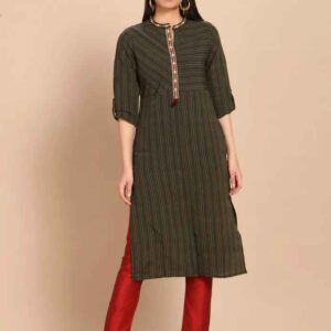 Imara Women Round Neck Woven Suit Sets