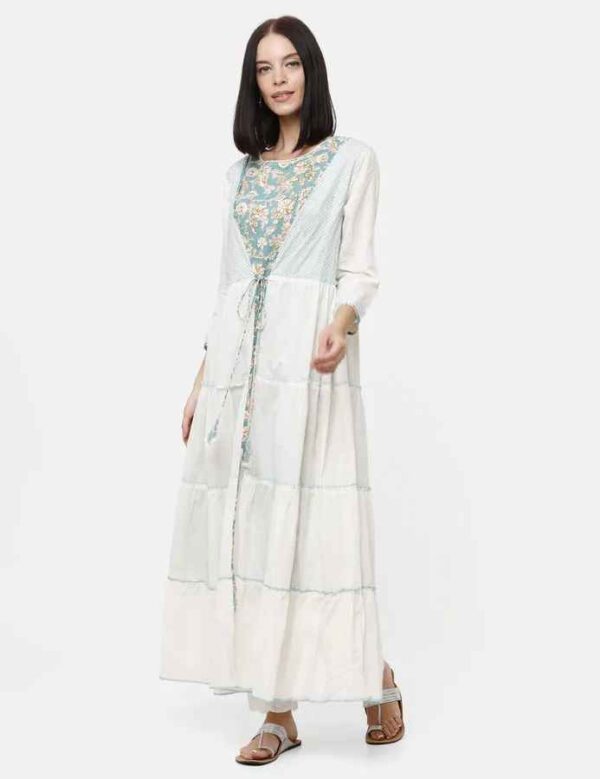 Imara Women Round Neck Printed Kurta