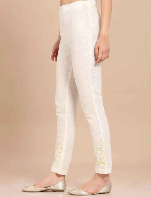 Previous Next Imara Women Straight Embroidered Pants