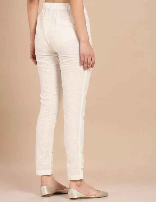 Previous Next Imara Women Straight Embroidered Pants