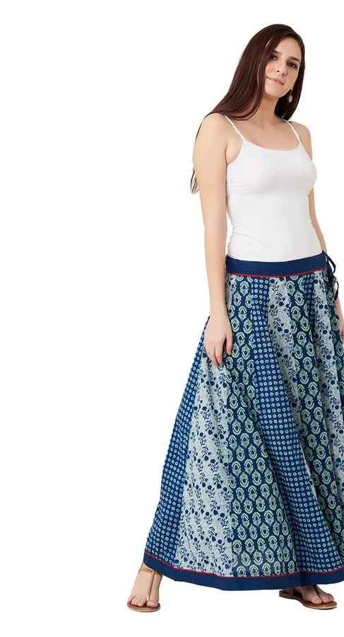 Imara Women Panelled Printed Skirts