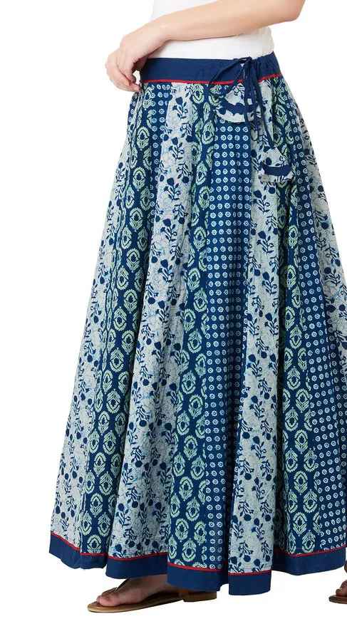 Imara Women Panelled Printed Skirts