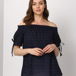 GAP Casual Puff Sleeve Printed Women Top